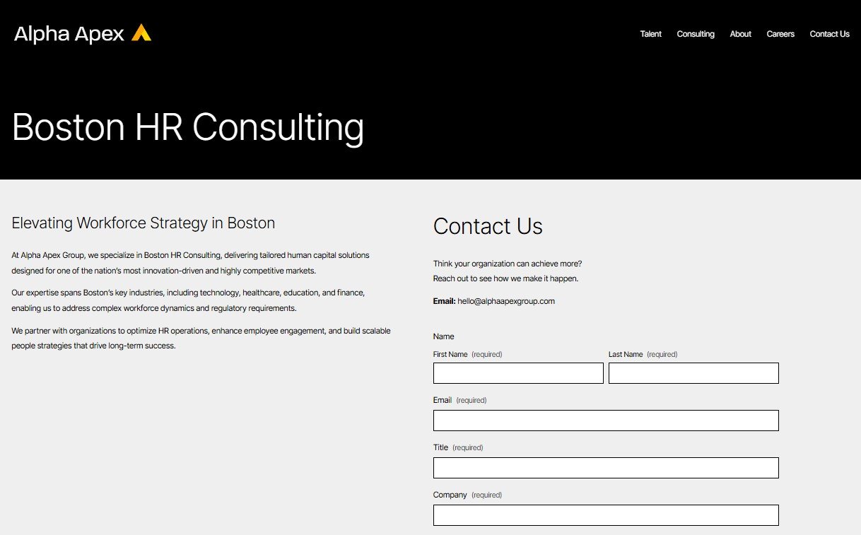 Boston HR Consulting