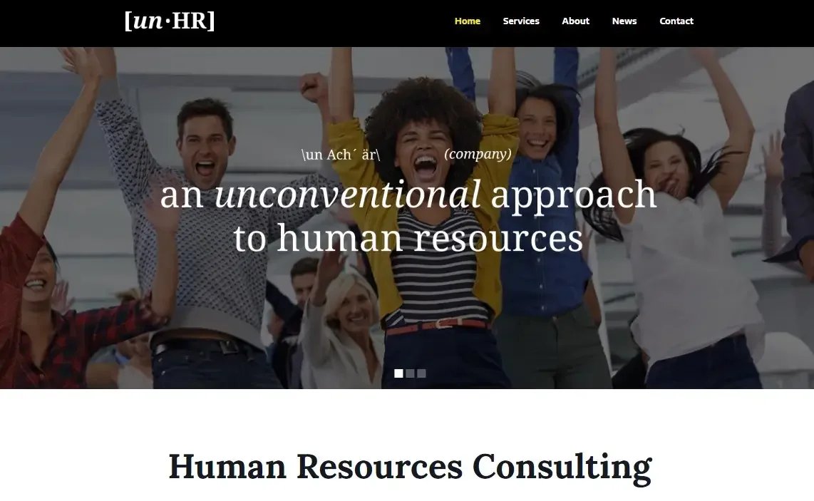 unHR website