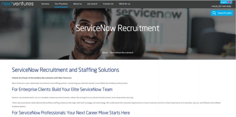 Next Ventures website