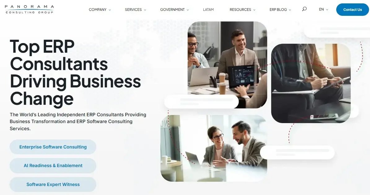 Panorama Consulting Group website