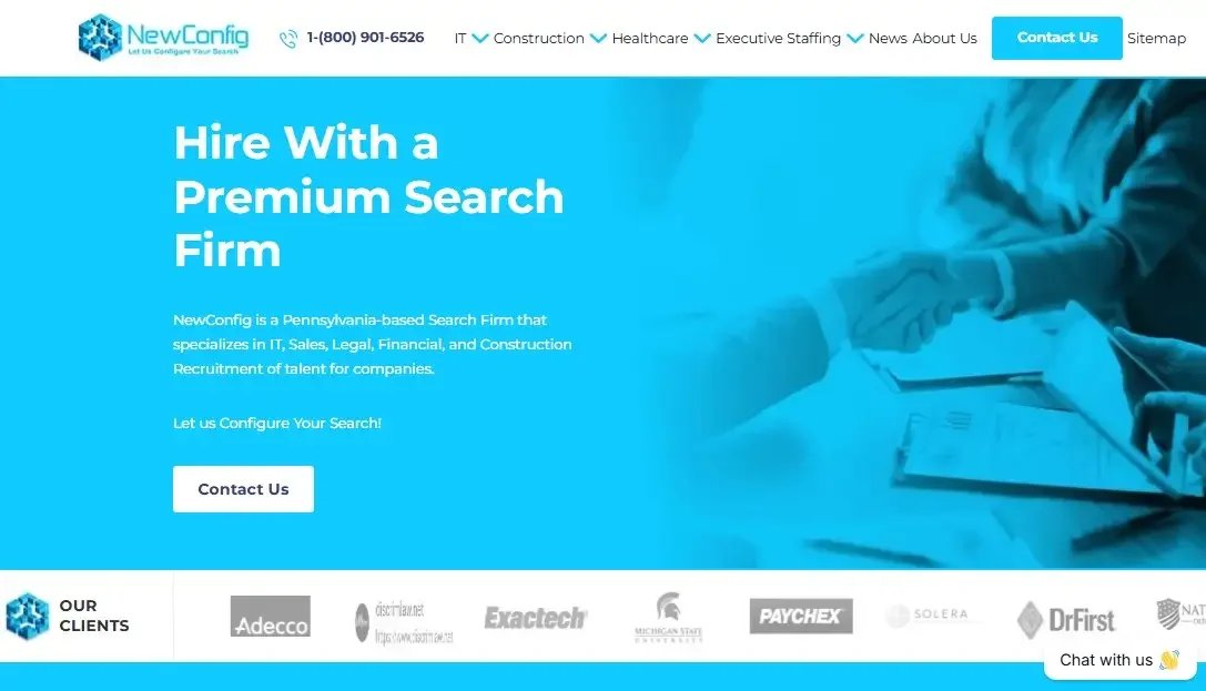 NewConfig website