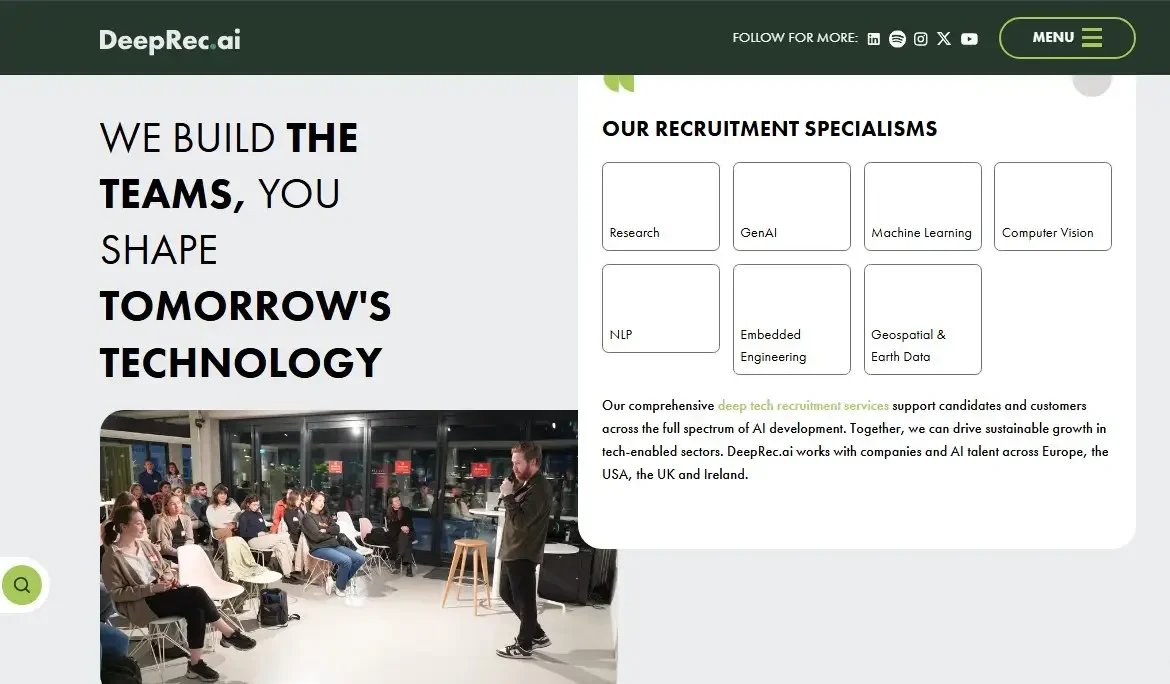 DeepRec.ai website