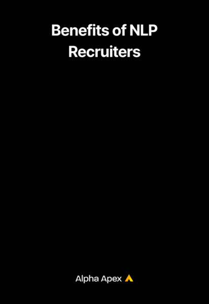 Title card: benefits of NLP recruiters
