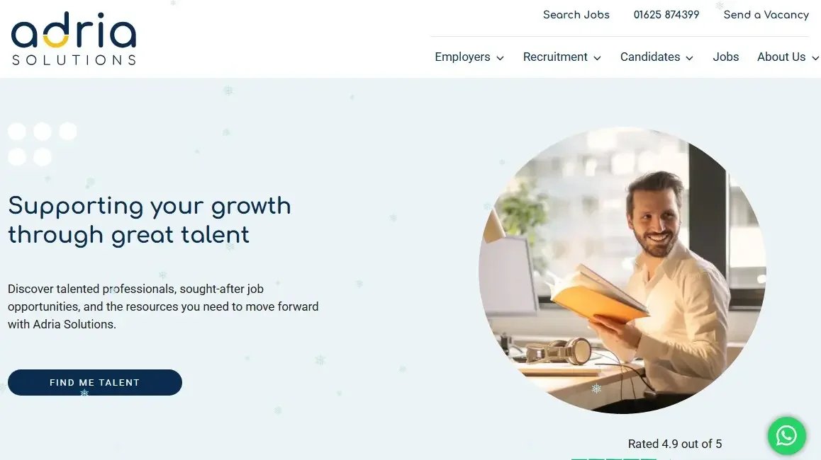 Adria Solutions website