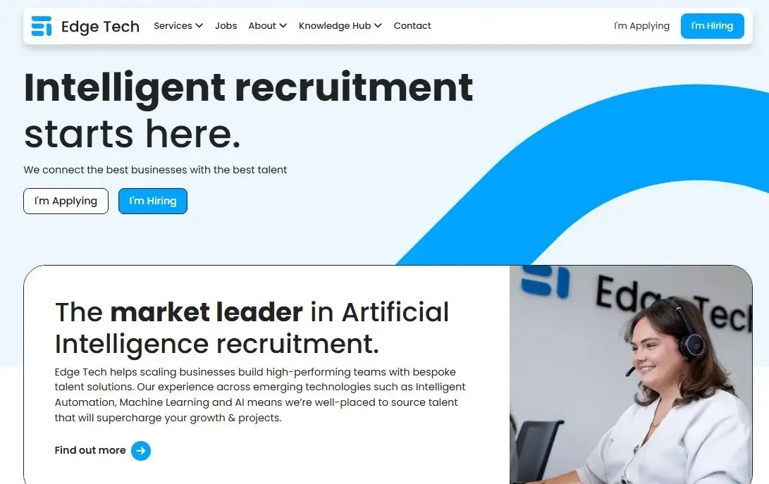 Edge Tech website