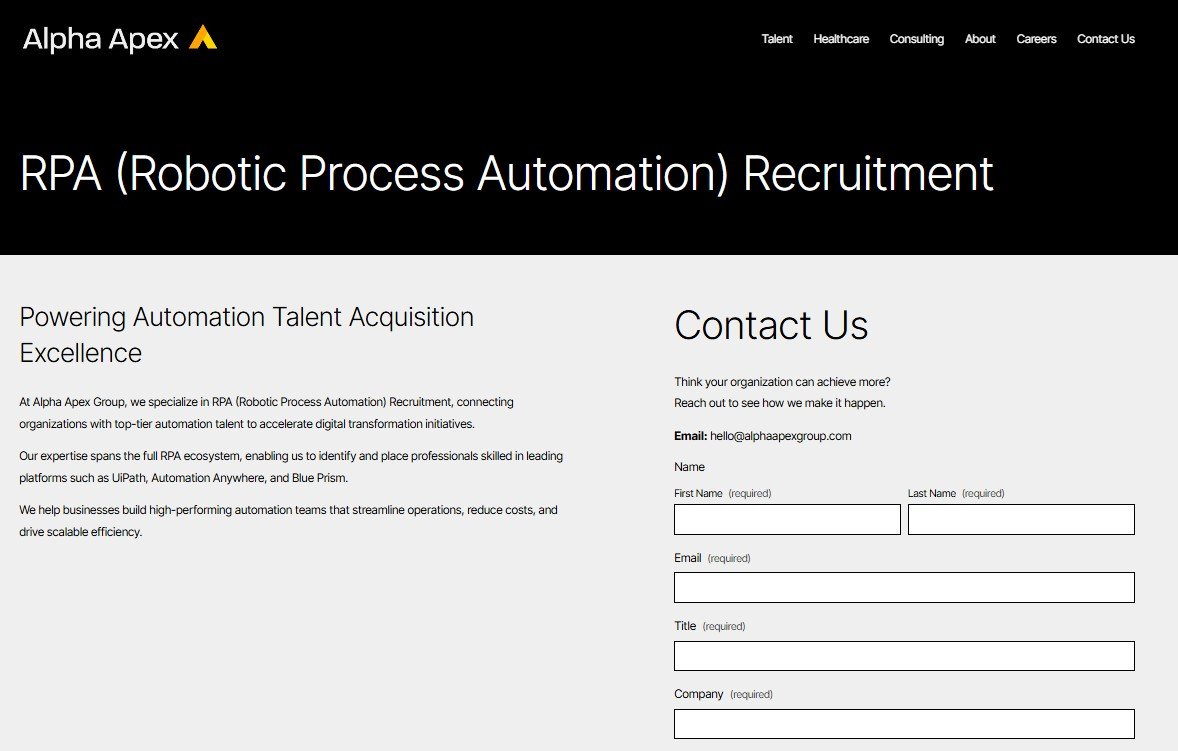 RPA 28Robotic Process Automation 29 Recruitment
