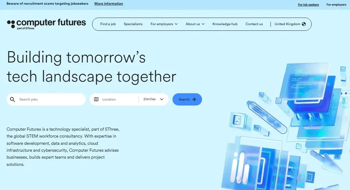 Computer Futures website