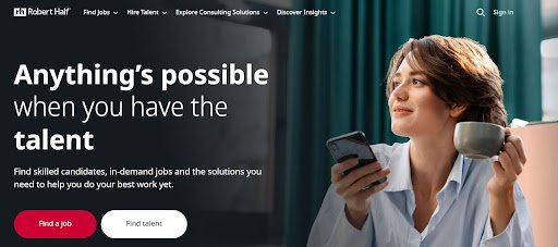 Robert Half website