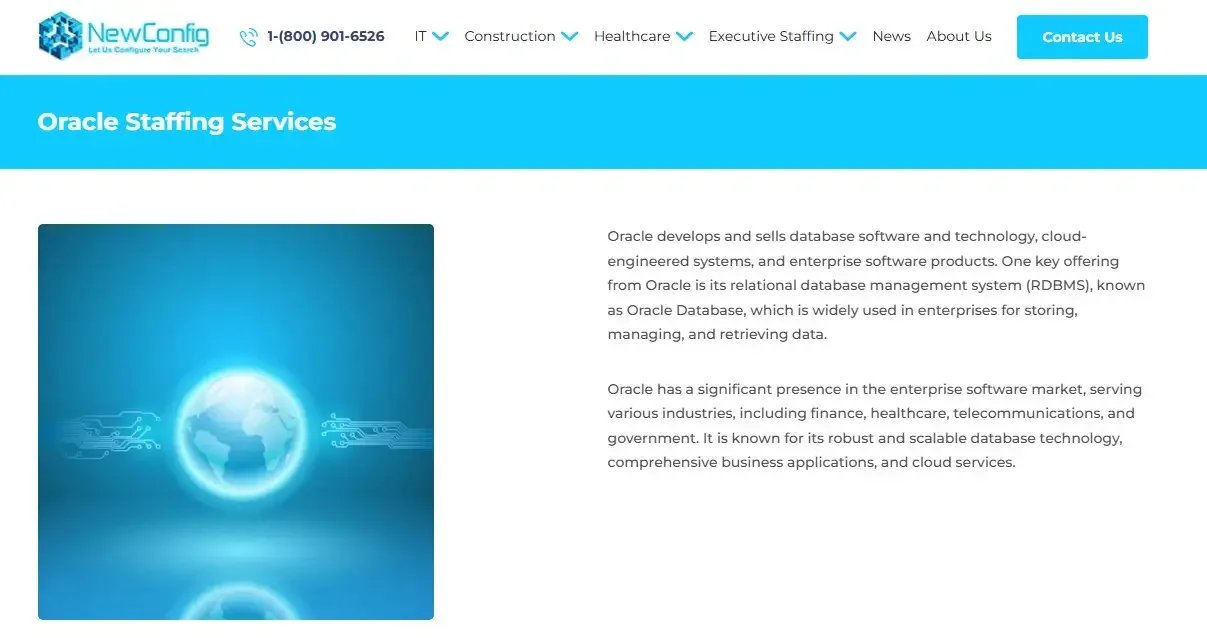 NewConfig website