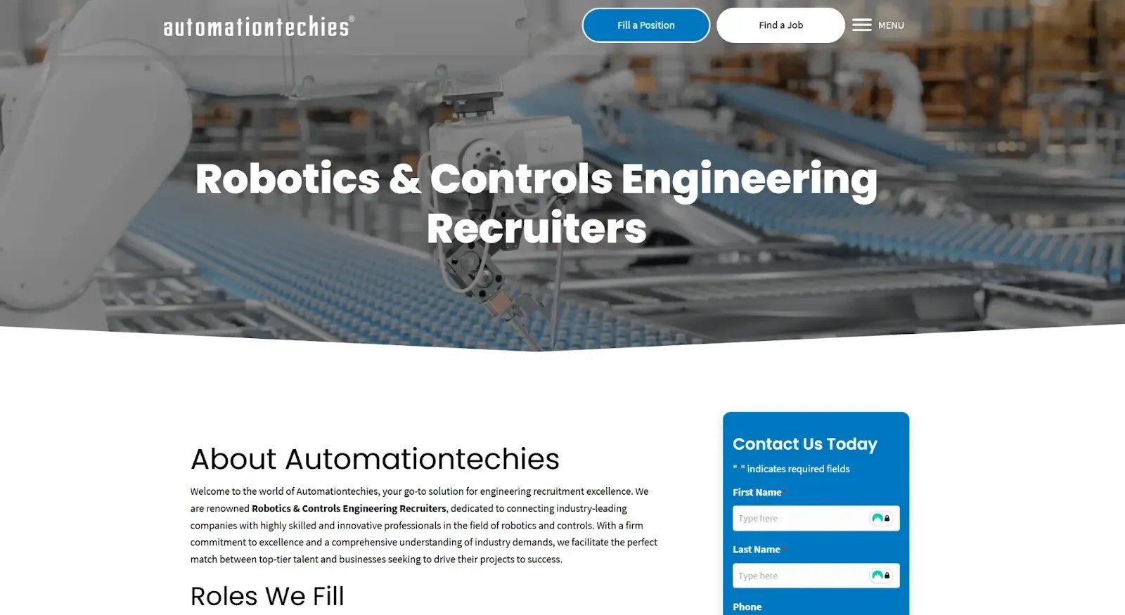Automationtechies website