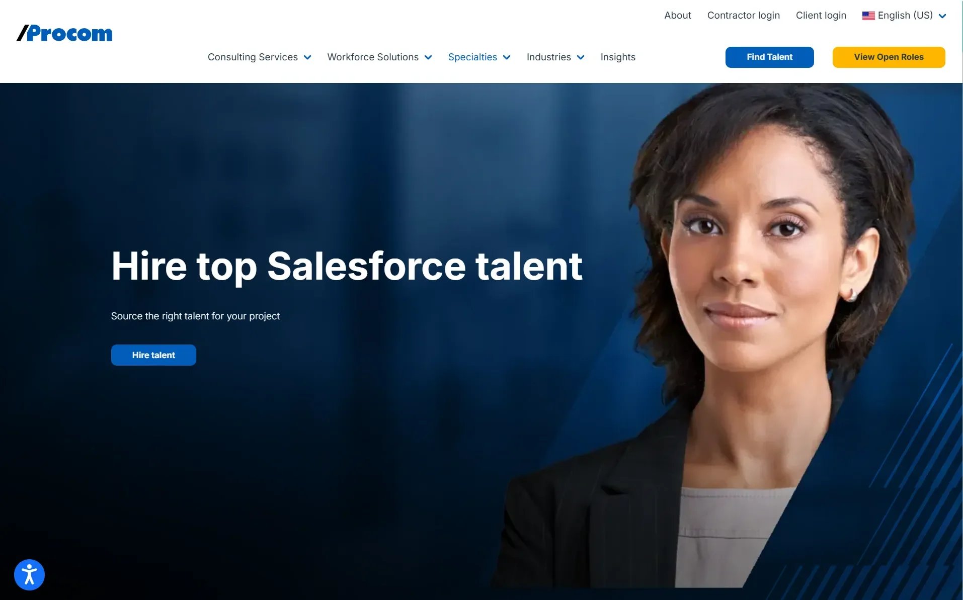 Procom website