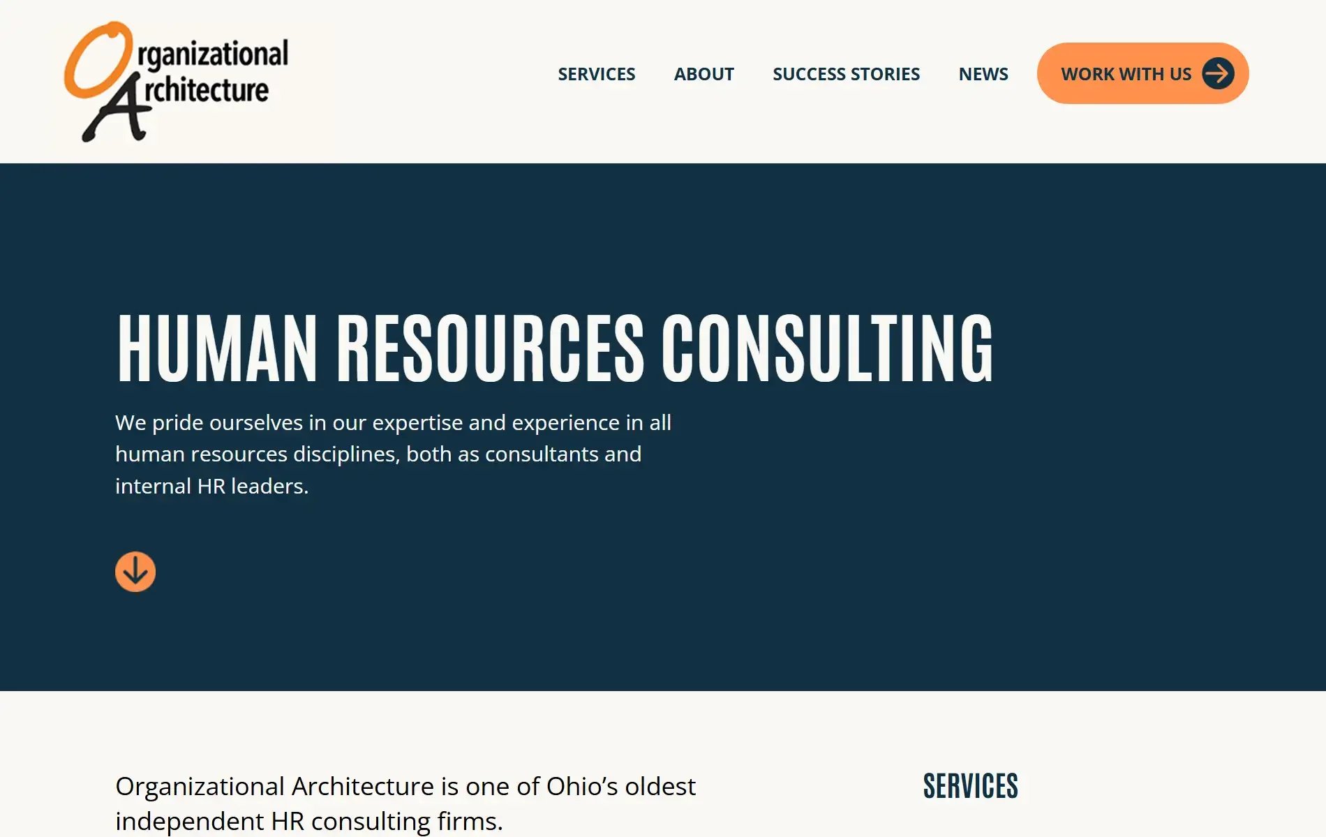 Organizational Architecture website