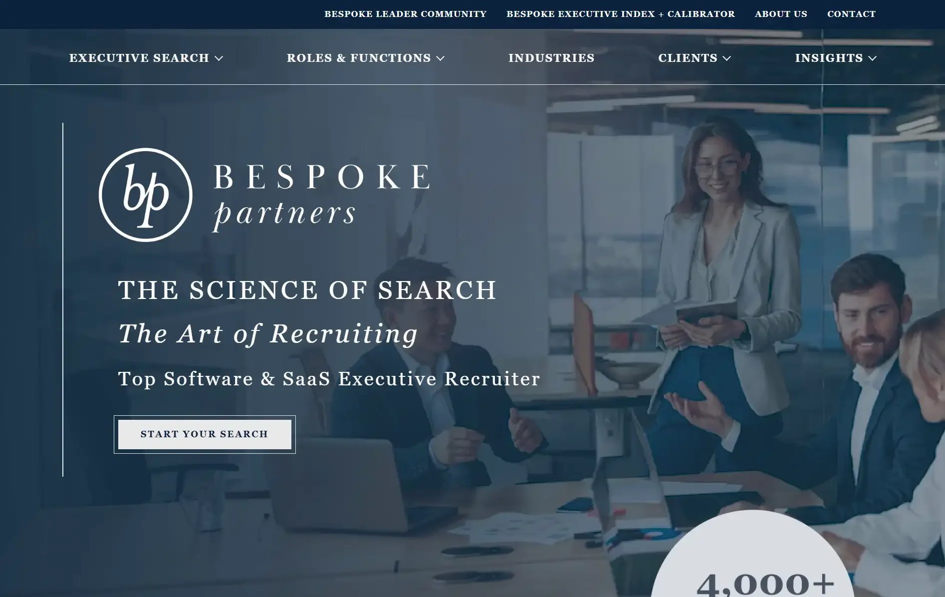 Bespoke Partners website