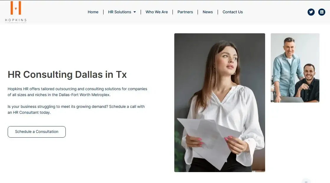 Hopkins HR website