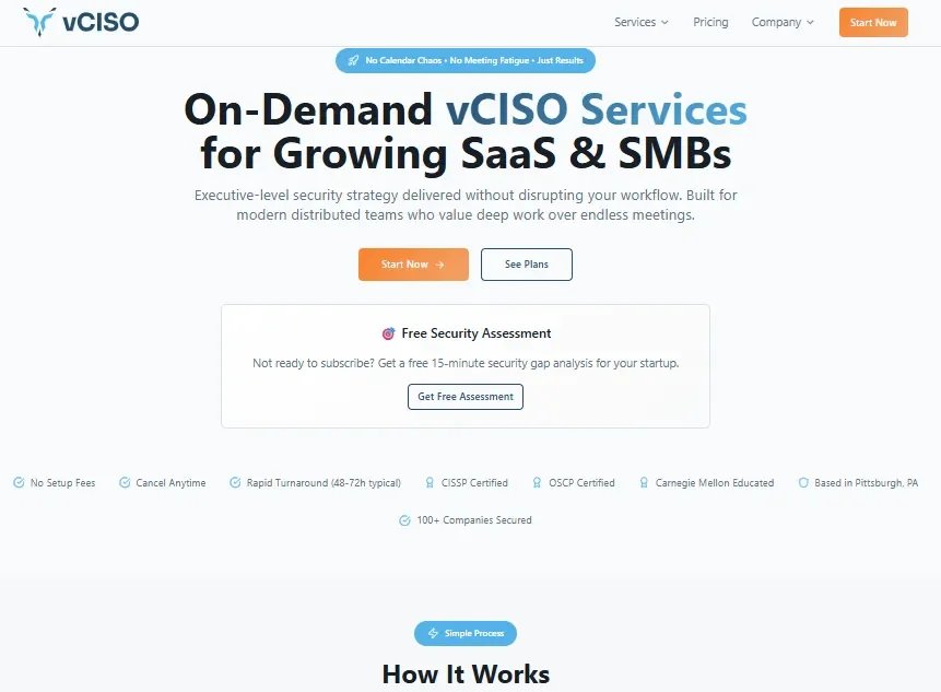 vCISO.com website
