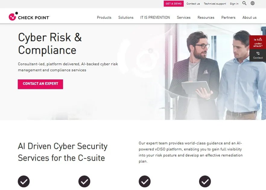 Check Point website