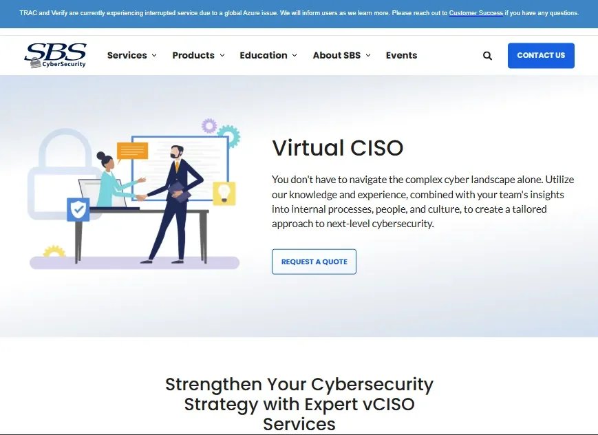 SBS CyberSecurity website