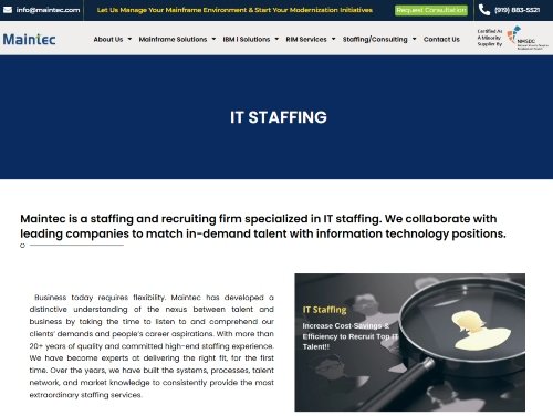 Maintec website