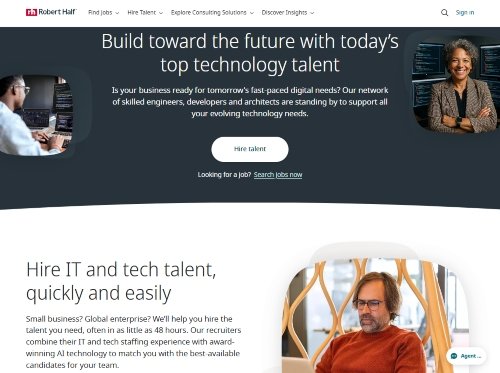 Robert Half website