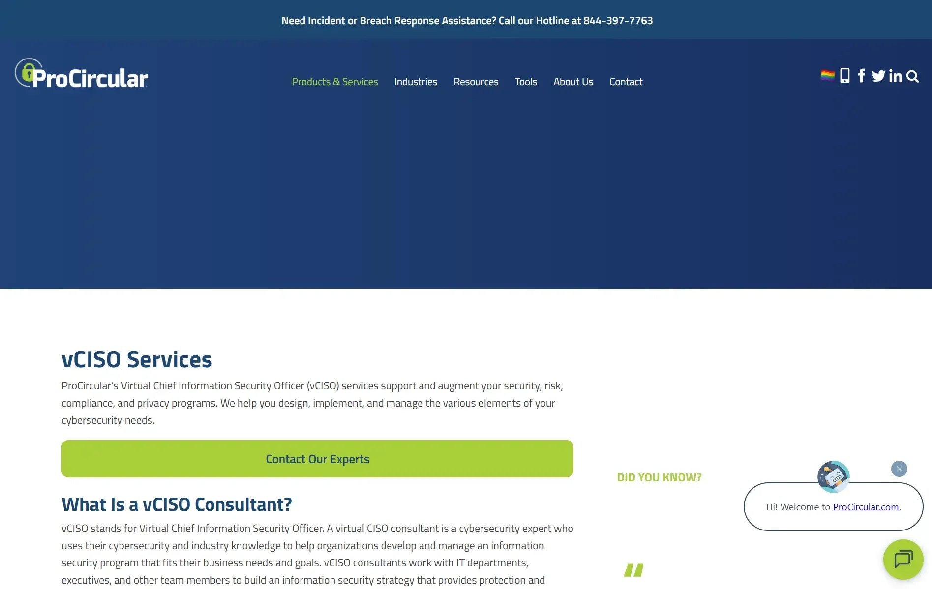 ProCircular website