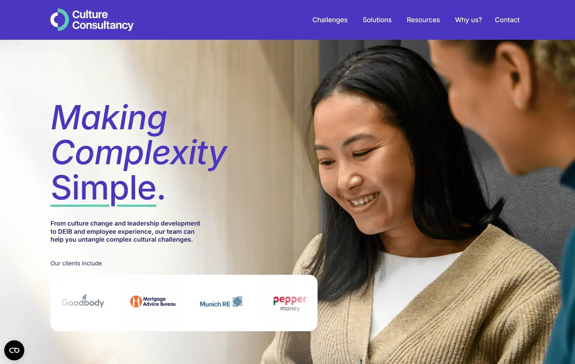 Culture Consultancy website