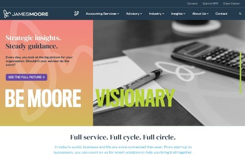 James Moore & Co. website