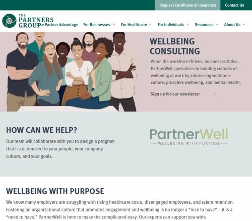 PartnerWell website