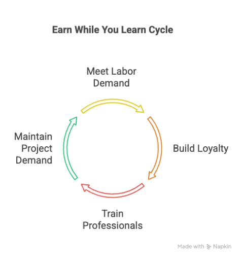 Launch “Earn While You Learn” Programs website