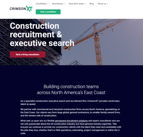 CrimsonXT - Built Environment Division website