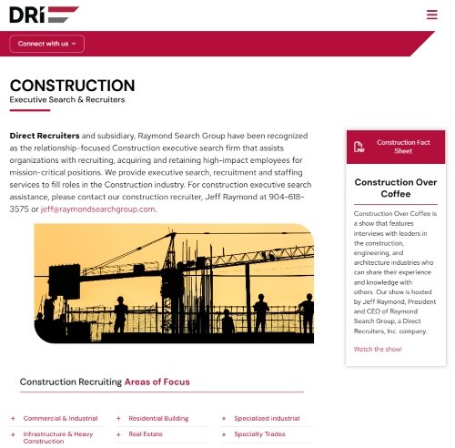 Direct Recruiters, Inc. (DRI) website