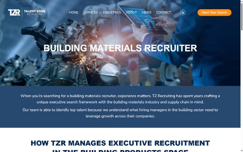 TZ Recruiting website