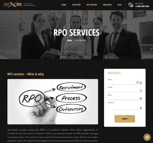 Crox RPO website