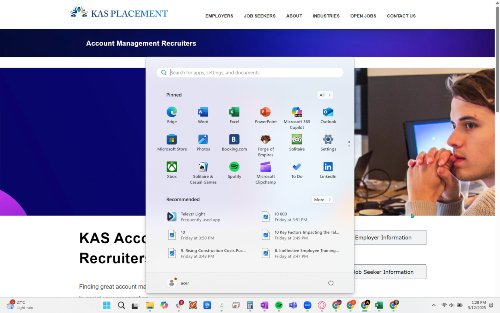 KAS Placement website