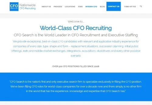 CFO Search website