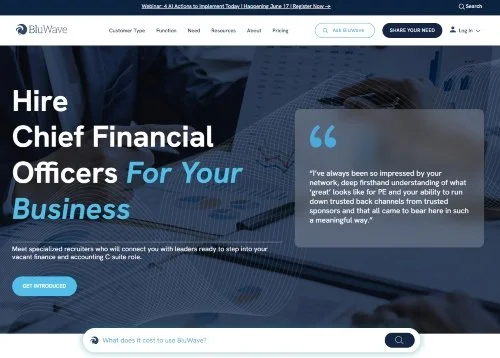 BluWave website