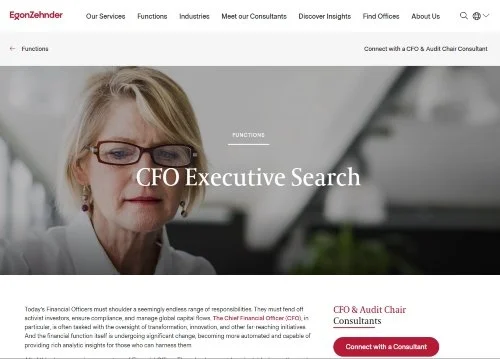 Egon Zehnder website