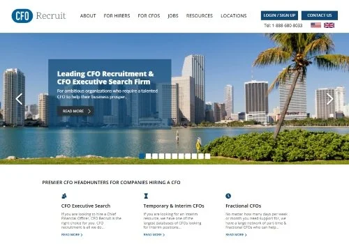 CFO Recruit website