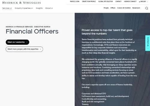 Heidrick & Struggles website