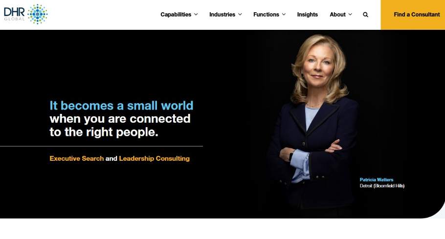 DHR Global website