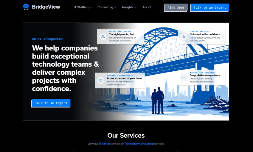 BridgeView website