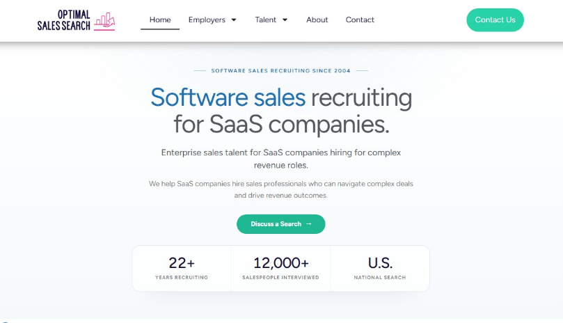 Optimal Sales Search website