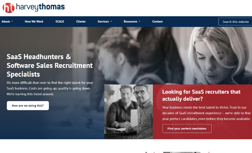 Harvey Thomas website
