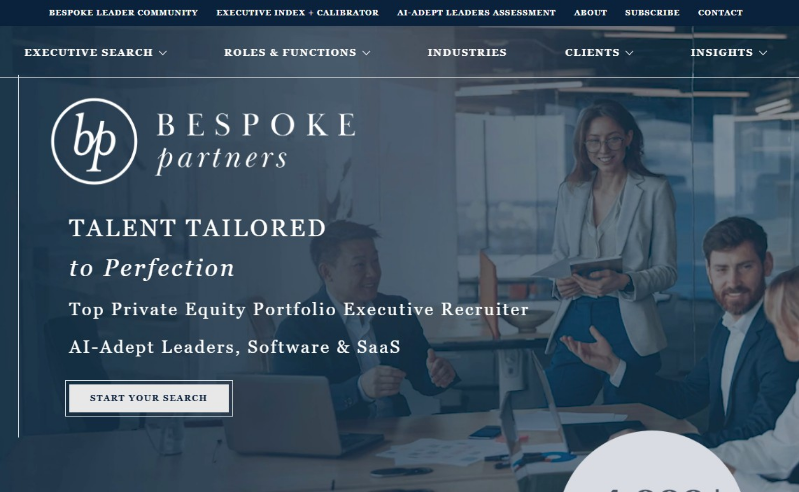 Bespoke Partners website