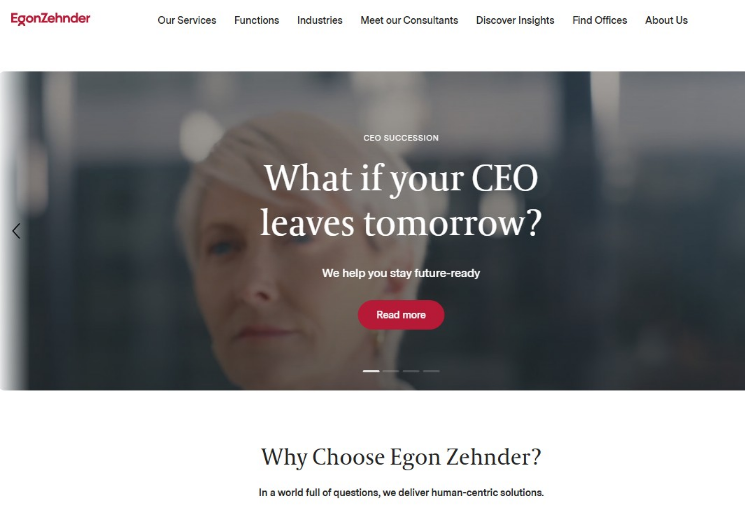 Egon Zehnder website