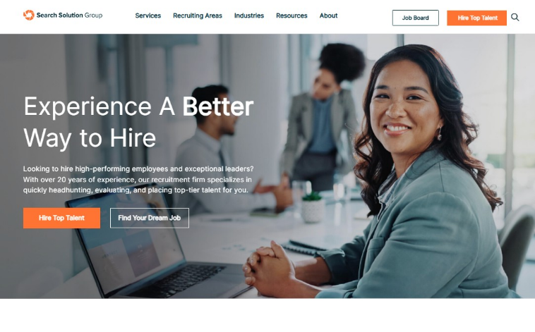 Search Solution Group website