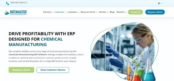 BatchMaster Software website