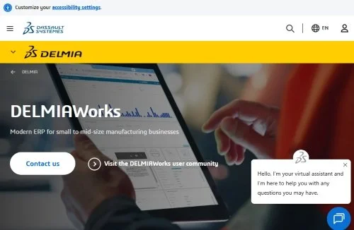 DELMIAWorks website