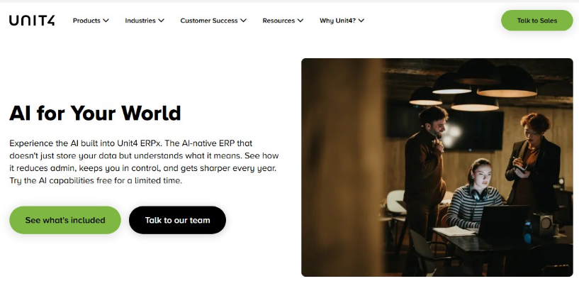 Unit4 website