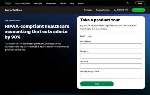 Sage Intacct for Healthcare