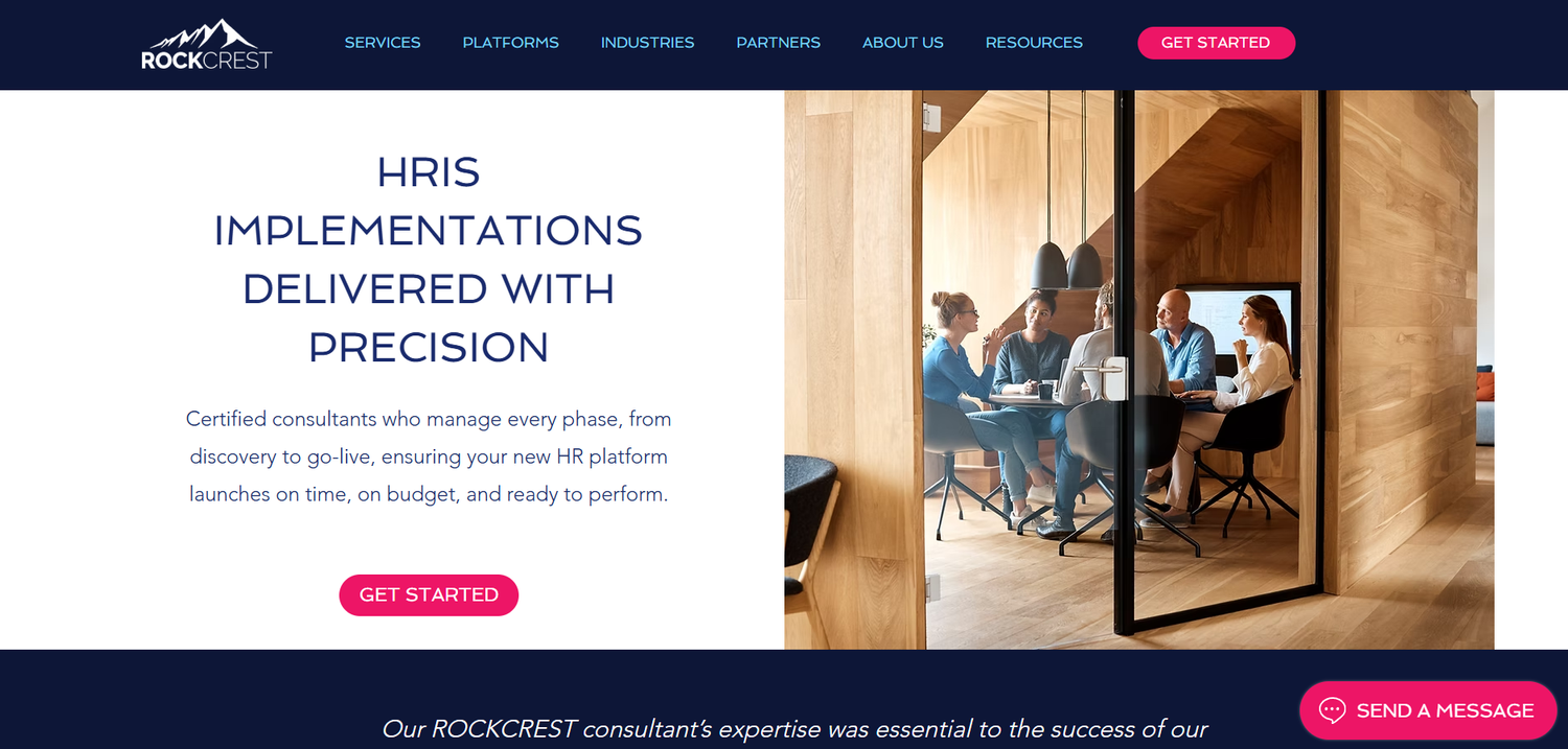 Rockcrest website
